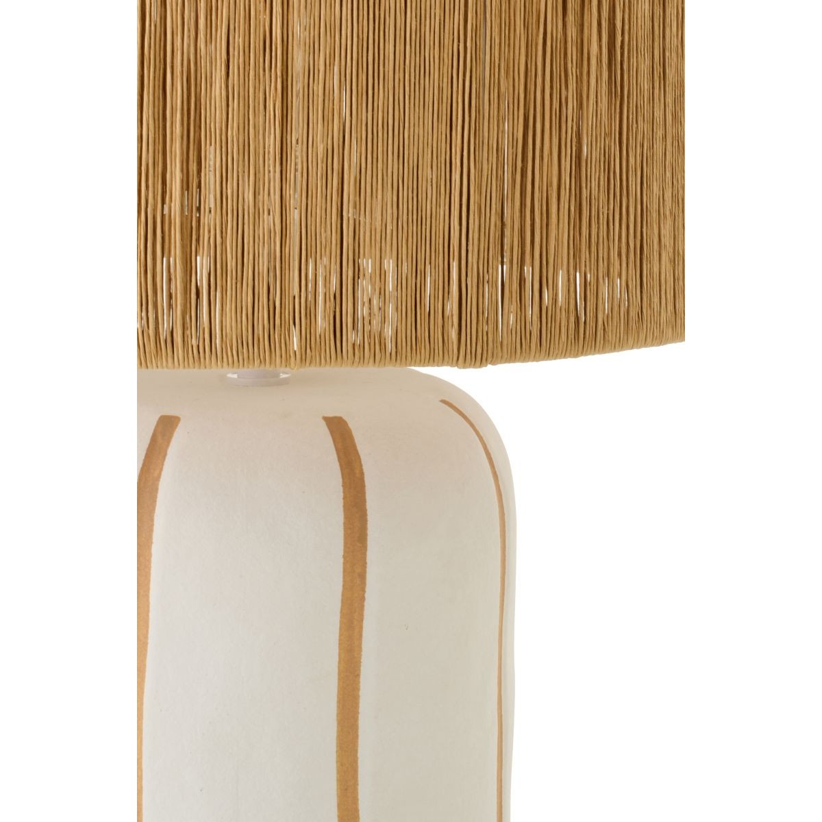 Lampe de chevet rayée Irvin 60cm pour ambiance cocooning chambre - 2