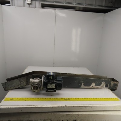 4-1/2'' Wide Smooth Belt Slide Bed Conveyor 50FPM 230/460V 3PH 57.5'' OAL 41'' Bed