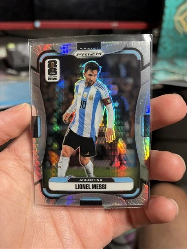 2026 Panini Prizm Lionel Messi FIFA World Cup Silver Refractor No.10