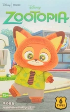 🔥MINISO🔥 Zootopia Series doll Vinyl Plush Single Pendant Blind Box Figure NIB