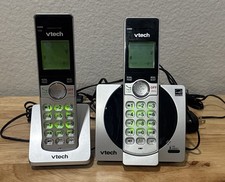 VTech CS6919-2 DECT 6.0 Cordless Phone Caller ID Call Waiting 2 Handsets Silver