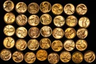 1941-P Lincoln Wheat Penny Partial Roll 36 Coins Uncirculated Red BU RD