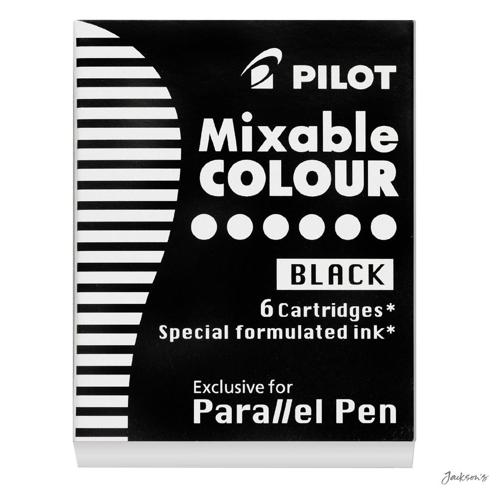 Pilot Parallel Pen Ink Cartridges Black Set Of 6 For Calligraphy Pen