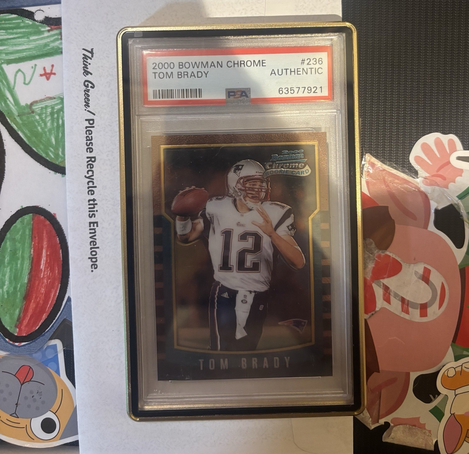 2000 Bowman Chrome Tom Brady #236 (RC)