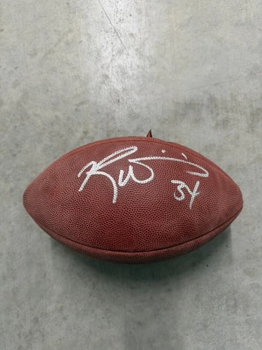 Ricky Williams Signed Wilson NFL Football Mounted Memories Authentic Dolphins