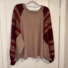 We The Free People Rainbow Dreams Sweater/Pullover Oversized Size S