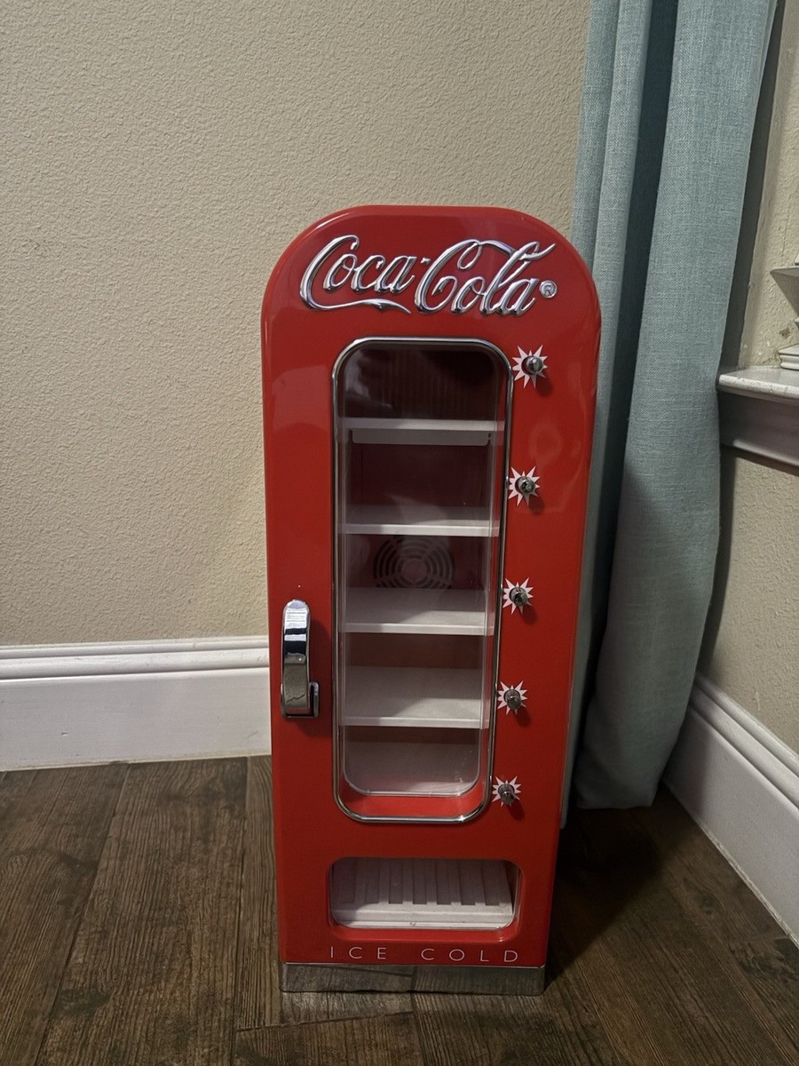 Koolatron CVF18 Coca Cola Retro 10 Can Vending Fridge for sale