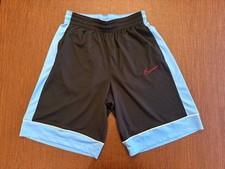 NIKE Youth DRI-FIT Sport Shorts M Black, Powder Blue, White, Red Stitched Logo