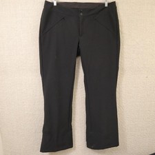 The North Face Snow Pants Womens XL Black Softshell Fleece Lined Insulated Ski
