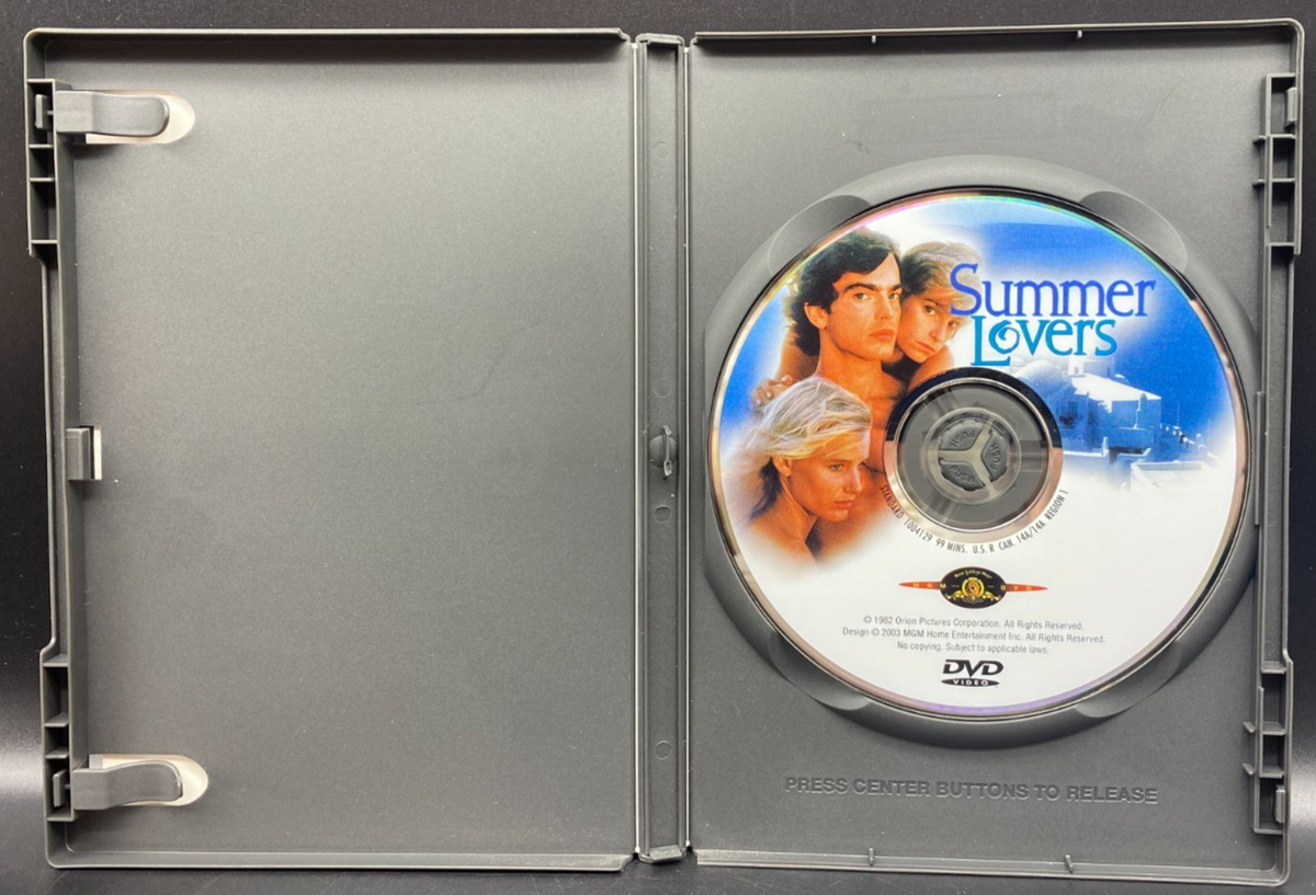 Summer Lovers DVD 1982 Romance Drama Bilingual ENG/FR Peter