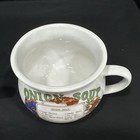 Vintage National Potteries Soup Recipe Mugs Set of 2 Mushroom / Onion Cleveland — photo 8