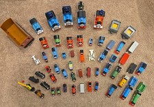 MIXED LOT OF 50 THOMAS THE TRAIN AND FRIENDS METAL Wood TRAINS Vintage