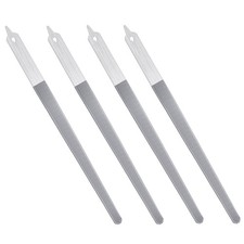 4Pcs Diamond Deb Nail File Metal Nail File with Sharp Pointed Tip, Stainless St