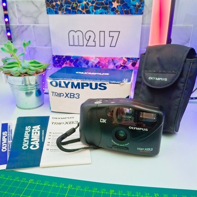 Olympus Trip XB3 Big Finder analoge Kompaktkamera 35 mm mit Box + Tasche. bjune