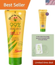 Organic Aloe Vera Gel for Skin - 8 Oz Soothing Formula with Antioxidants
