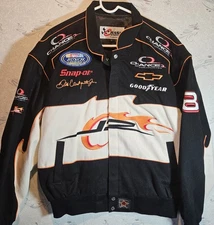 Dale Earnhardt Jr Chance 2 Racing Jacket Size L Chase Authentic NASCAR
