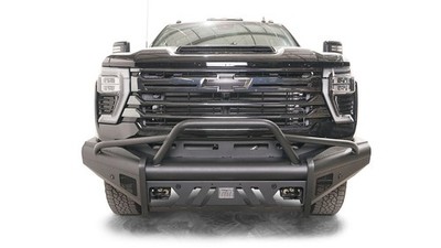 Fab Fours CH24-Q6162-1 Black Steel Elite BUMPER TRUCK FRONT