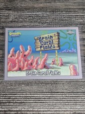 2025 Topps Chrome SpongeBob 25th Anniversary Brain Coral Fields #44 MINT 