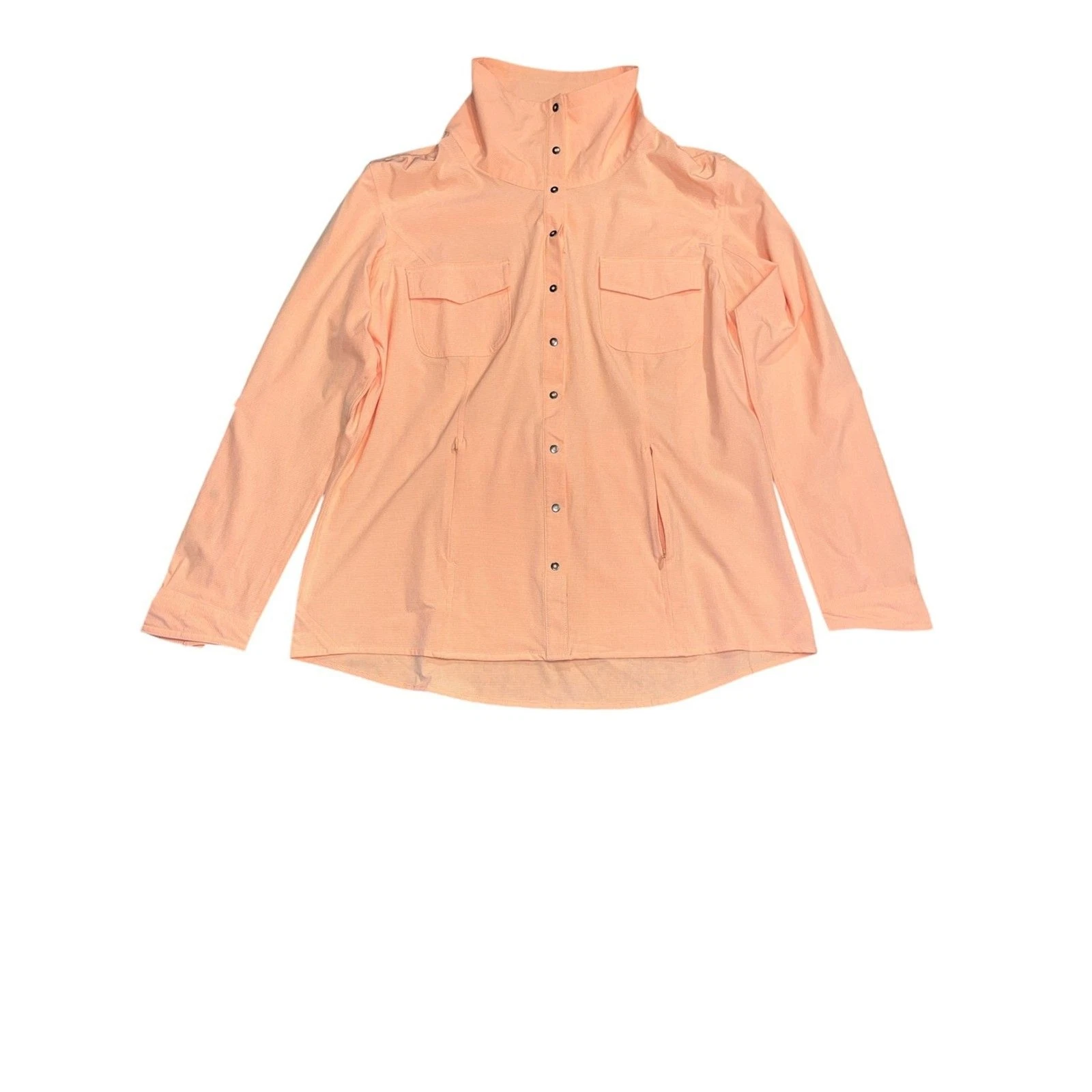 Duluth Trading Co.Women’s Sol Survivor Sun Protection Shirt Jacket XL Peach