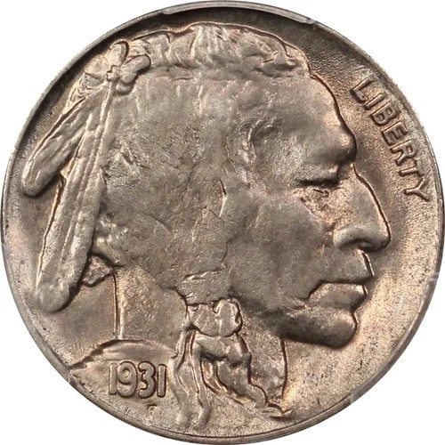 1931-S PCGS MS63 Choice BU Buffalo Nickel - Lustrous, Original, Toned, Semi Key!