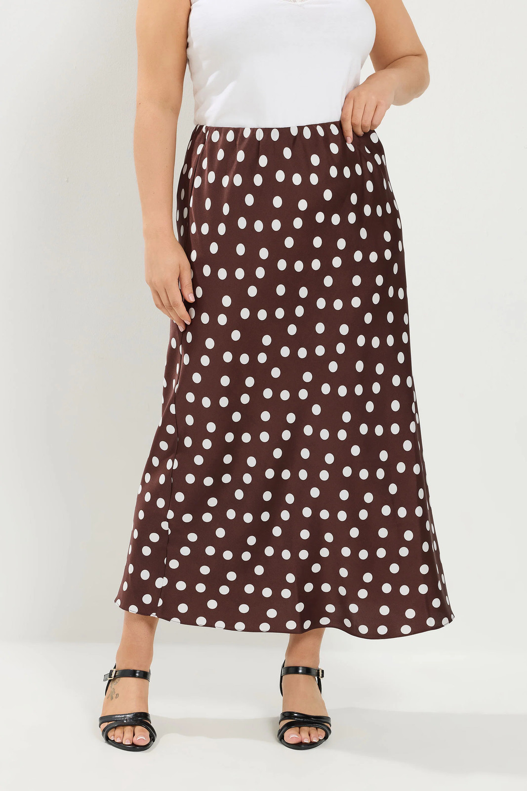 Yours Curve Plus Size Women's Maxi Skirt