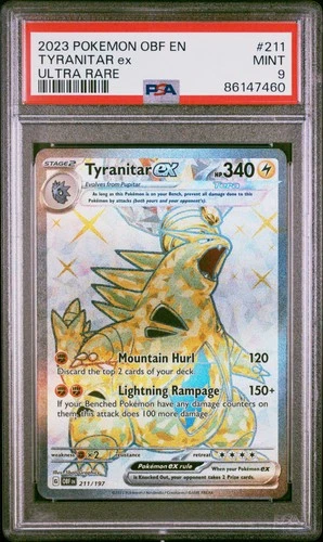 Tyranitar Ex Pokemon Obf En-Obsidian Flames 211 NM PSA 9