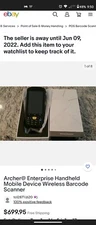 Archer Enterprise handheld computer, mobile device, and wireless barcode scanner