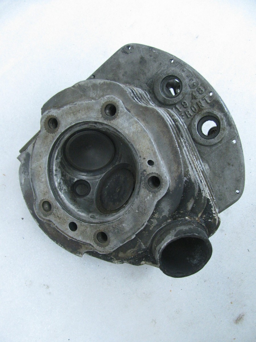 original Harley Davidson engine motor Front Panhead Head 1948 1949
