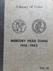 Library of Coins Mercury Head Dimes 1916-1945 w/48 coins