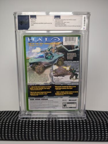 Halo Combat Evolved CE GOTY XBOX US Wata 9.6 A Factory Sealed NOT VGA PIXEL - Picture 2 of 6