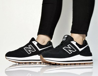 New Balance 574 platform Women's Lifestyle Sneakers WL574CFA Black White size 7 | eBay