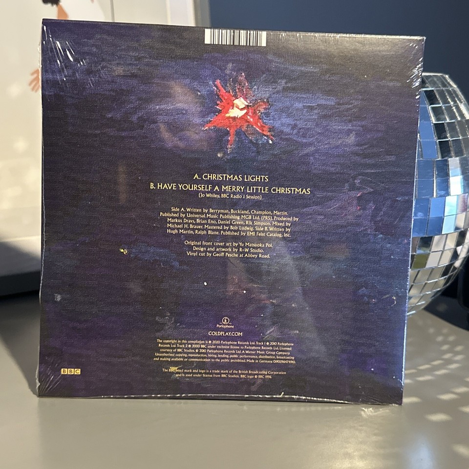 Coldplay Christmas Lights 7” Recycled Vinyl 190296474910 eBay