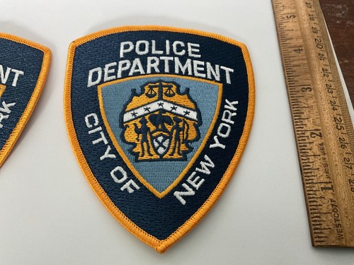 POLICE DEPARTMENT CITY OF New York collectable patch set 2 full size new NYC - Picture 2 of 3