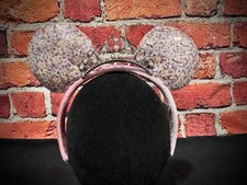 Disney Parks Sequin Tiara Crown Minnie Mouse Ears Headband NWT