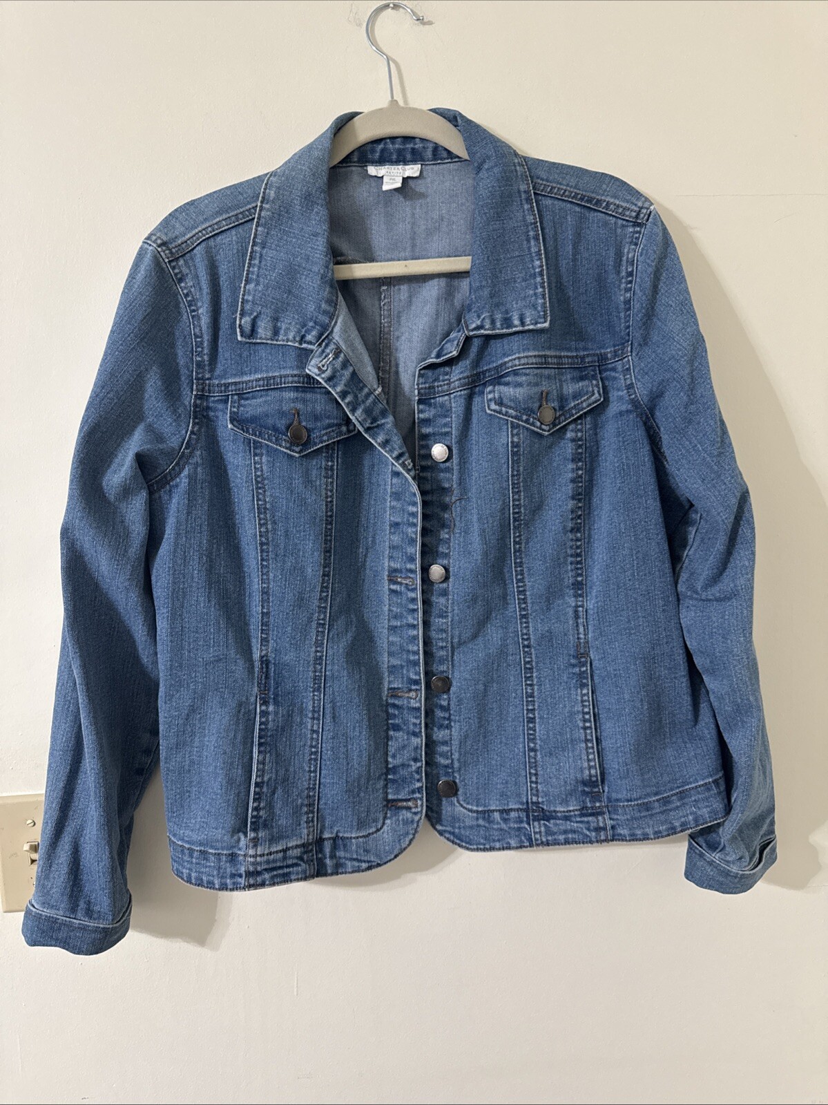 Charter Club Denim Jacket Women's Size PXL