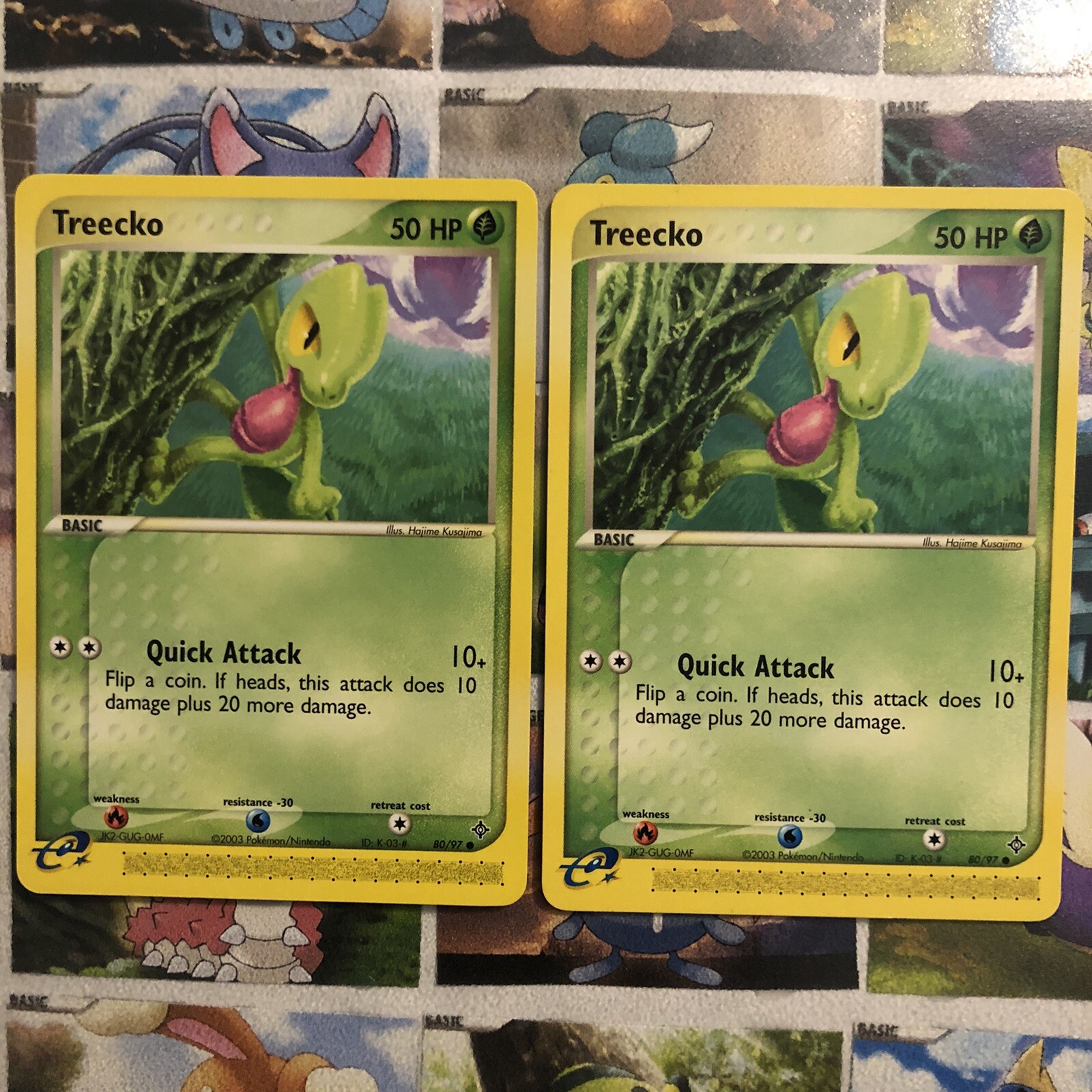 x1 Treecko 80/97 MINT/NM EX Dragon Pokémon 2003 Vintage! 1 DAY SHIP!