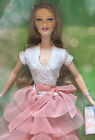 Barbie Collector G8059 Birthday Wishes Peach Ruffle Gown Silver Label 2005 Nrfb
