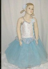 2C Child BLue Romantic Ballet Tutu TWINKLE Dance Costume