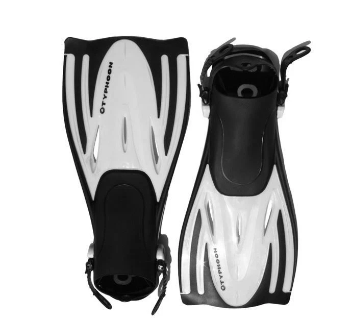SNORKELLING FINS Typhoon T-JET Adult Junior Scuba snorkel travel flippers  - Image 2 of 4