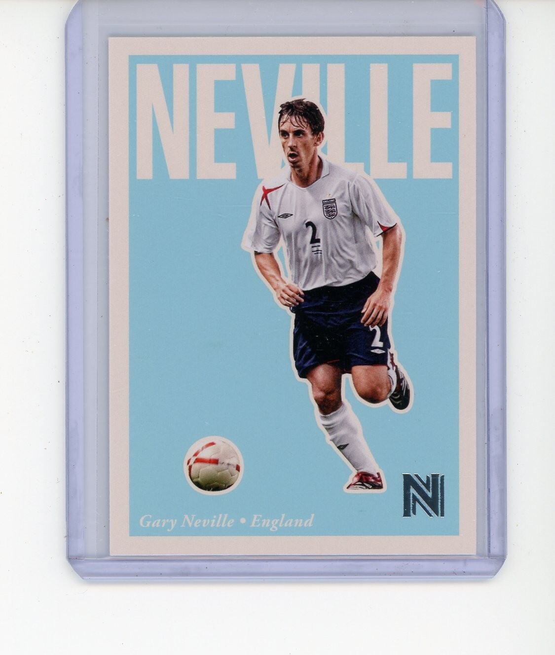 2017 PANINI NOBILITY SOCCER BASE GARY NEVILLE  #67