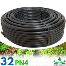 TUBO IRRIGAZIONE DA GIARDINO IN POLIETILENE � 32 mm PN4 PER GIARDINAGGIO ORTO