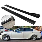 78.7'' Gloss Black Side Skirts Rocker Panel Splitter For Lexus IS250 IS350 06-13