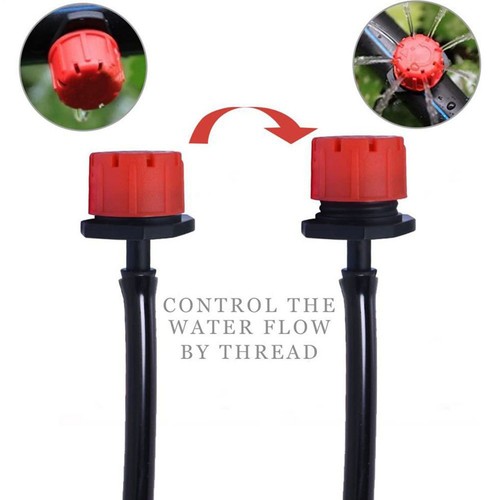 100Pc Adjustable Emitter Dripper Micro Drip Irrigation Sprinkler Watering System - Picture 8 of 12