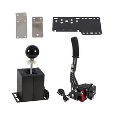 PC USB Simulator Shifter 64 Bit Handbrake with Clamp Compatible with G29 G27 ...