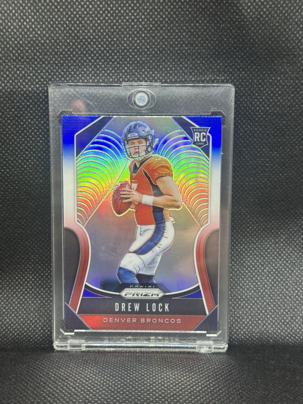 2019 Panini Prizm Drew Lock Red White Blue Prizm Rookie RC #304 Broncos