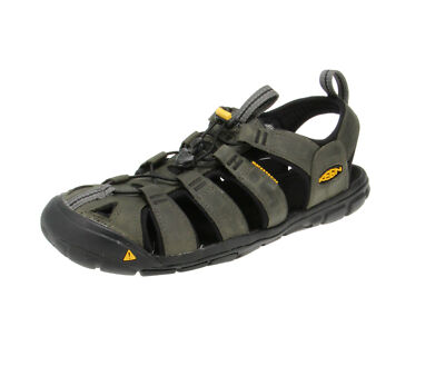 Keen 1013107 CLEARWATER CNX - Herren Schuhe offene Schuhe - MAGNET-BLACK