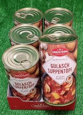 (6,60€/L) 6x Dreistern GULASCHSUPPE XXL Dose1,2L somit 7,2 Liter Ware Ostprodukt