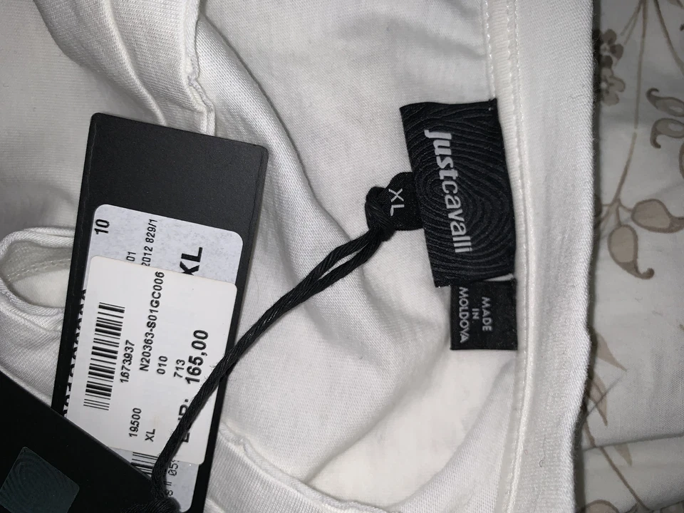 Just Cavalli Just Rebel T-Shirt, neu, Gr. XL, NP € 165 - Bild 2 von 4