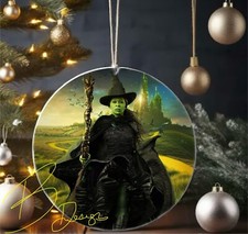Ceramic Keepsake Wicked Movie Christmas Ornament , 3 In, Wizard Of Oz ELPHABA