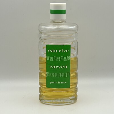 Vintage Carven  Eau De Vive EDP Splash 2 Oz 60 ML 75% full